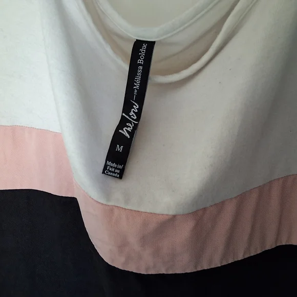 Canadian Designer Colorblock Mini Dress - Picture 5 of 6